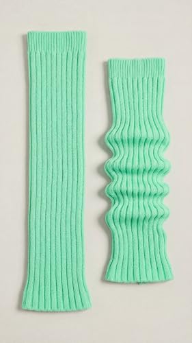 Image of Women's Cable Knit Leg Warmers - Ribbed Knee High Boot Socks for Winter, Layering & Dance Warmups