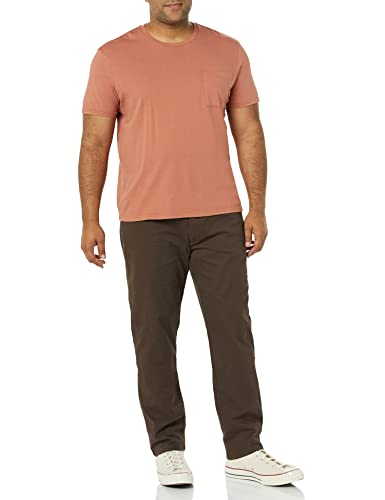 Amazon Essentials Men's Skinny Fit 5-Pocket Comfort Stretch Chino Pants, Brown, 32W x 29L - image 5