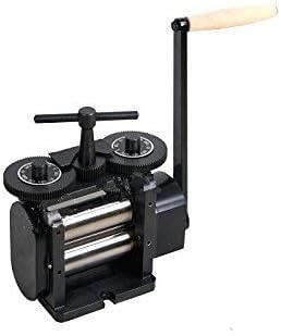 WWARTPepe Hand Flat Rolling Mill 130mm Roller Mill Jewelry Tools & Equipment, Roller Length 130mm*Dia 65mm (Black HH-RM02B) (Color : Black Hh-rm02b)