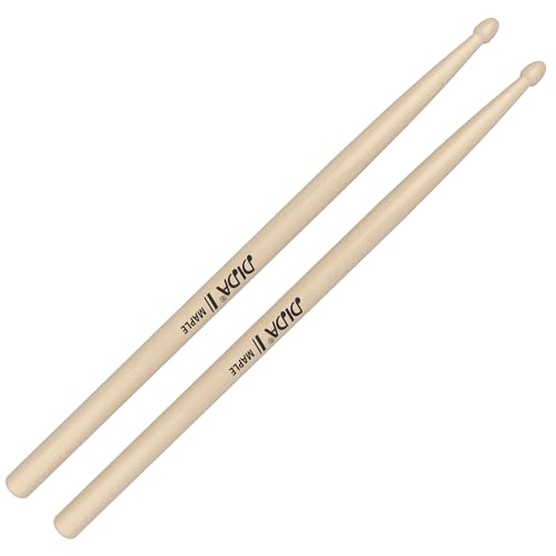 Drumsticks for Kids, 12 inch Maple Wood Drum sticks, Musical Instrument Percussion Accessories, Drumsticks for Student, Beginners (Maple, 1 Pair)