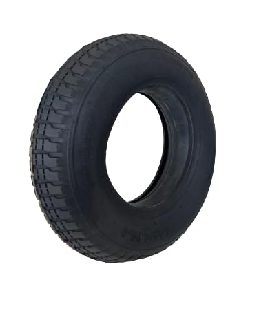 Copertone Carriola 3.50-8 + Camera d'Aria Pneumatico Rinforzato 4PR