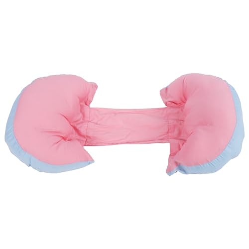 Yizisecce para almohadas de embarazo: algodón blando, almohada de cuña ergonómica de embarazo elástica para dormir lateralmente (Estilo 2)