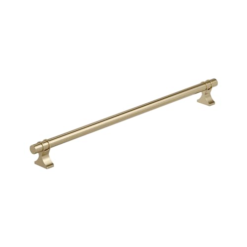 Image of Amerock Davenport 12-5 /8 inch (320mm) Center-to-Center Golden Champagne Cabinet Pull, BP36698BBZ