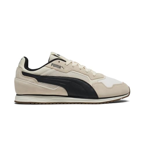 Puma Men's ST Miler Shoes, Alpine Snow-Black-Black AH25, 8.5
