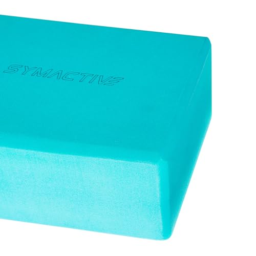 Image of Amazon Brand - Symactive High Density Premium EVA Foam Yoga Block for Strength, Balance, and Flexibility, Odour Resistant, Extra Large Size (4 x 6 x 9 inches, Set of 1)