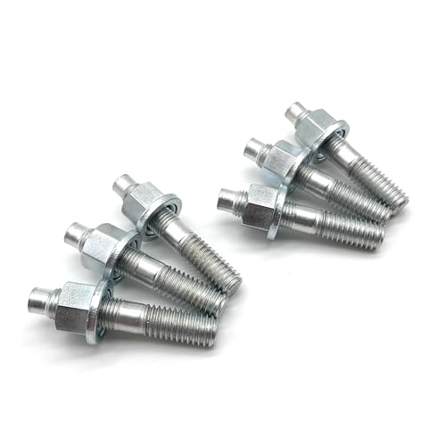 Region Offroad Transfer Case Mounting Studs and Nuts Compatible with Jeep Wrangler YJ TJ JK JKU 87-18 Cherokee XJ 84-01 Grand Cherokee ZJ WJ 93-04 Also Compatible with Dodge Trucks 84-11 and Ram ZINC