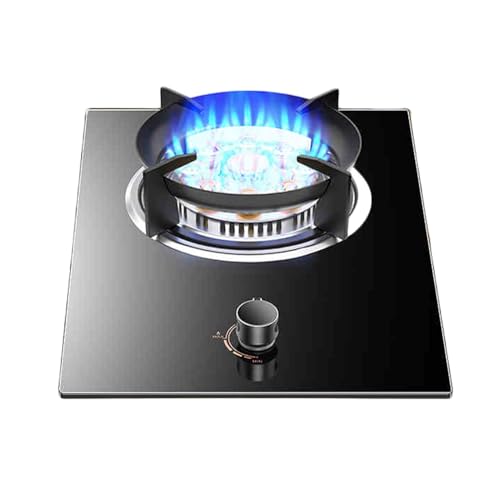 Estufa De Gas De Un Solo Quemador, Estufa De Conversión De Gas Natural/gas Licuado De 5,2 KW, Placa De Cocción De Vidrio Templado Negro, De Mesa/integrada, Con Dispositivo De Apagado Automático(LPG)