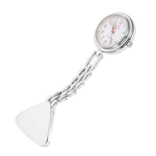 ORFOFE 夜光属製ナースポケットウォッチ クオーツ高精 おしゃれで丈夫な医療用懐中時計 男女兼用 看護師と 向け に