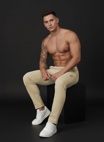 Image of ENDEAVOUR WEAR Men's Warm Fleece Straight Fit Trackpants