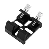 SageFurned Zielfernrohrbasis aus Aluminiumlegierung mit Schwalbenschwanzschlitzen für Celestron 6SE/8SE/C5/C6/C8 und Meade 150SLT Teleskop, Multifunktions-Teleskop-Zubehörbrücke, schwarz, 39 x 44 mm