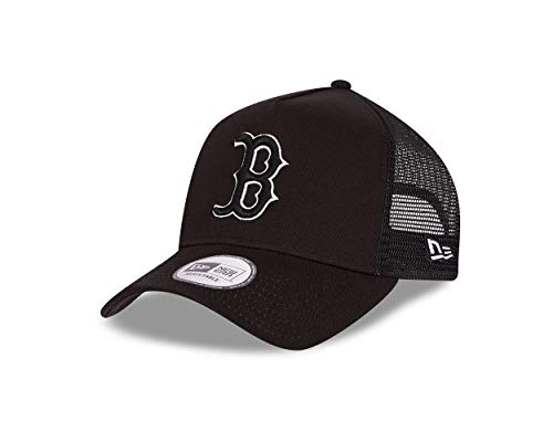 New Era Boston Red Sox Casquette MLB Trucker Basecap de baseball Tonal Mesh Noir - Taille unique