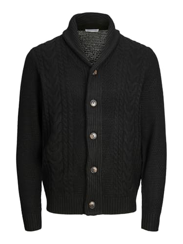 Image of JACK & JONES Men Acrylic Blend Collared Neck Casual Sweater