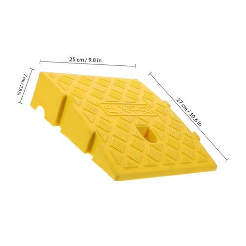 Rampa plástica para bordillo Healeved 25x27x7 cm amarilla miniatura 2