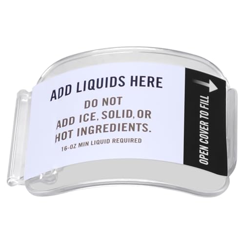 Tapa de repuesto para vaso Ninja Slushie 88 oz transparente miniatura 1