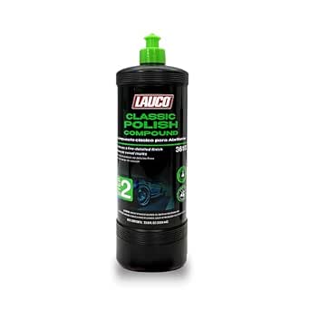 LAUCO Step 2 Fine Polish Compound - 32oz Swirl Mark & Scratch Remover (Body Shop 36102)