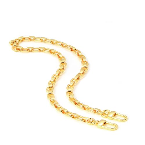 Image of jiesinlov Purse Chain Strap for Handbag Gold Chains Shoulder Bag Strap Replacement,with Metal Buckles (C 23.6in)