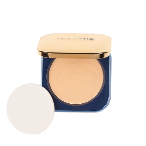 INSIGHT All Day Matte Compact Foundation – (Beige) | Buildable Coverage, Flawless Finish | Lightweight, Long-Lasting Pressed Powder | Oil Control Face Makeup – 11g