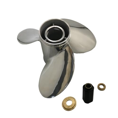 Image of Outboard Propeller 14 3 /4x19 for 90HP 120HP 150HP 200HP 300HP Stainless Steel 15 Splines Boat Parts RH763308