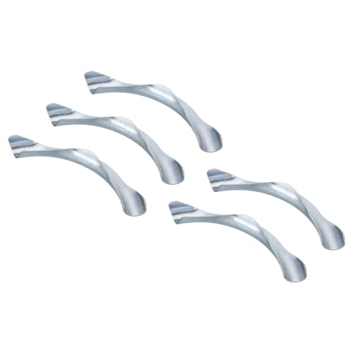 PATIKIL 16mm PEX Tube Bend Support, 10 Pack Silver Galvanized Iron 90 Degree Elbow Bend Support for Copper PEX Pipe Tubing