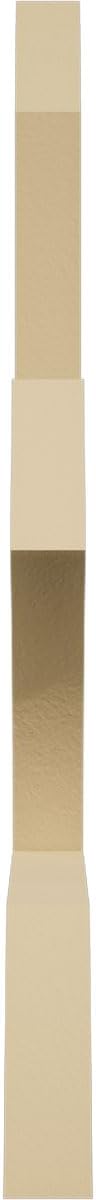 48"W x 32"H x 2"D x 6"F, 16/12 Pitch, Redmond Signature Urethane Gable Bracket, Primed Tan