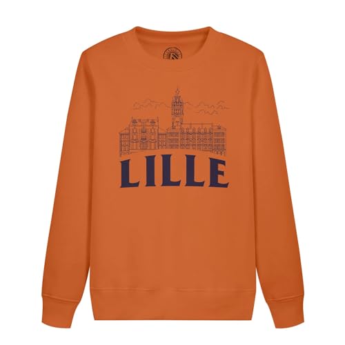 Sweatshirt enfant Lille style ville minimaliste et histoire du Nord
