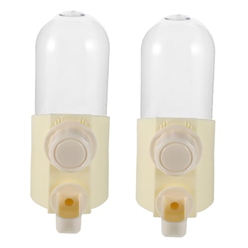 BESPORTBLE 2Pcs Pigeon Water Dispenser Parrot Water Bottle for Small Birds Pets Integrated Design Feeder for Quail Durable Easy to Clean Waterer