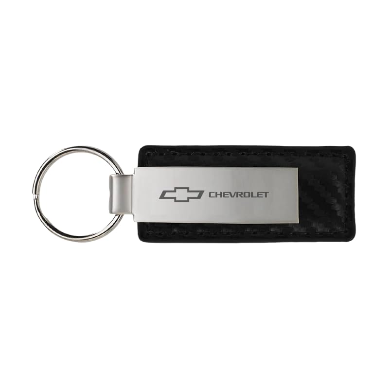 Image of SR1 Performance Leather /Metal Split Ring Keychain - Officially Licensed GM Key Chains for Cars /Trucks