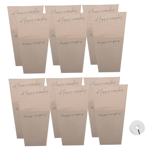 EXQUIMEUBLE 包装袋 フラワーパッキングバッグ 花包装紙 花束の紙袋 花紙ラップ 新鮮なフラワーパッケージバッグ