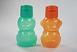 Original Tupperware TUPPERWARE Kinder 350 ml orange Affe+Dino türkis EcoEasy Flasche Trinkflasche P 22777