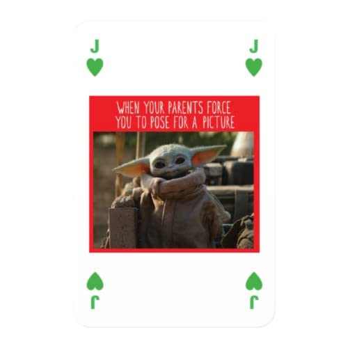 Waddingtons Number 1 Spielkarten Star Wars Mandolarian Baby Yoda Edition - Star Wars Mandolarian Deck Spielkarten - Klassische Kartenspiel für Poker - 1+ Spieler ab 8+ Jahren - Deutsch – Bild 7