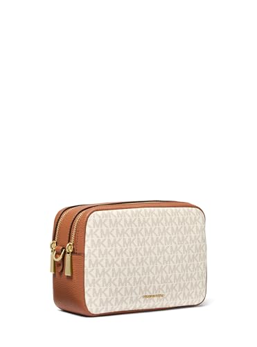Image of Michael Kors Bryant Medium Double Zip Chain Camera Crossbody Bag