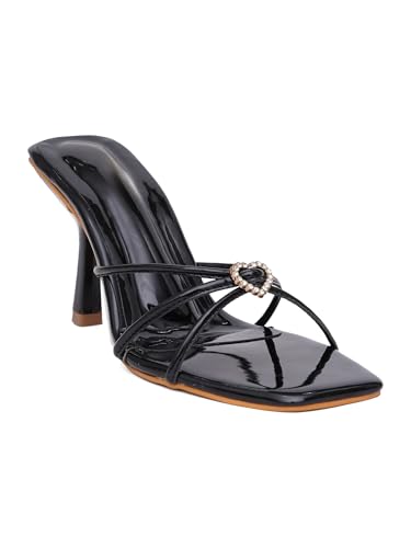 Image of TRYME Elegant Stilettos Heels for Women | Comfortable Slip-On Dress Sandals | Fashion Pencil Heel Footwear