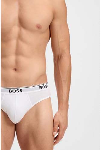 BOSS herenslips wit, maat L, 100% katoen, comfortabele herenonderbroek, set van 1 - Afbeelding 6