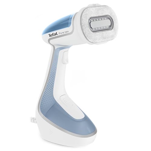 Tefal Cepillo de vapor Pure Tex DT9531 - Plancha de vapor 4 en 1, alisado, germinación/limpieza/fragancia, sistema de múltiples almohadillas, calentamiento rápido, golpe de vapor de hasta 90 g/min