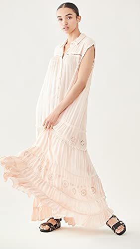 Free People Women's Pretty Cozy Maxi Dress, Ecru, Tan, Xs #TOP1