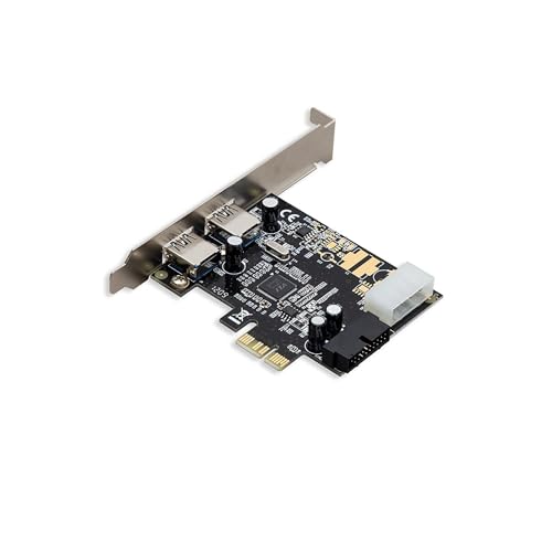 Meshiv PCI Express Card 2 Port USB 3.0 with 5V 4-Pin Power Connector up to 5 Gbps Speed - Image 6