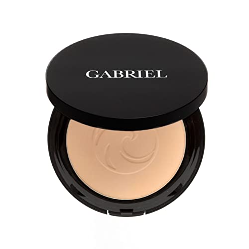 Gabriel Cosmetics Dual Powder Foundation (Light Beige-Light to Medium/Cool Undertones), Natural, Paraben Free, Vegan, Gluten-free, Cruelty-free, Non GMO, .32 oz.