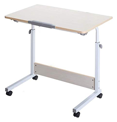 WJFTODAY Mobiler Laptop-Tisch Überbetttisch Rollen