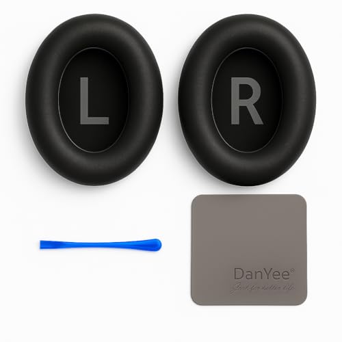 Premium Protein Leather Replacement Earpads para Bose NC700 - Almohadillas de oído de espuma viscoelástica suave con paño de limpieza y video de instalación (Compatible con auriculares Bose Noise Cancelling 700)