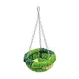 【Nombreuses applications】 : Ce nid est adapté aux perruches ondulées, aux calopsittes, aux inséparables, aux canaris, aux perroquets, aux conures, aux pinsons, etc.