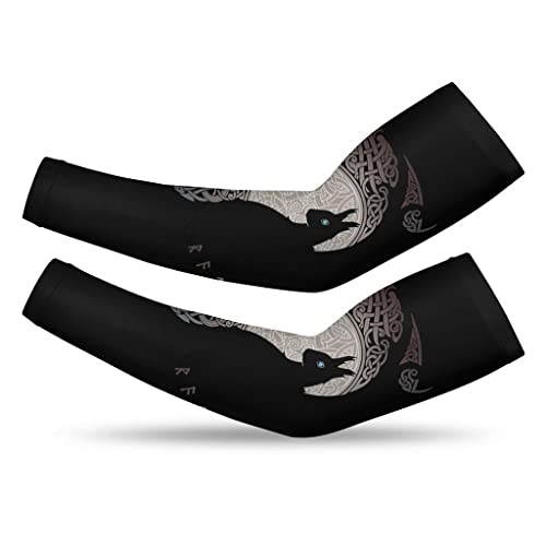 Manchettes de protection UV mythologie nordique en soie de glace