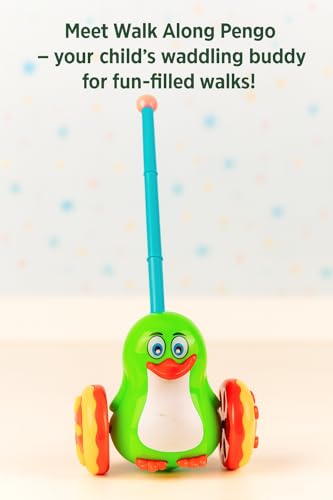 Image of Prime Walk Along Pengo - Push and Walk Toy with Sound for Kids (No Batteries Required)