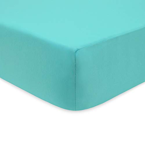 American Baby Company 100 Natural Cotton Percale Fitted Crib Sheet for