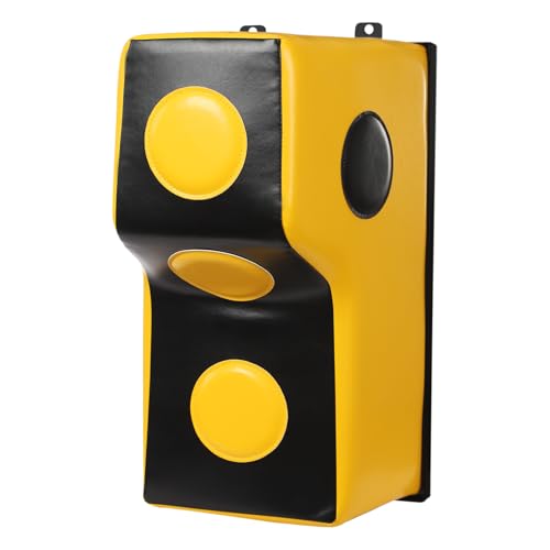 Wall Mount Punching Bag, Uppercut Punching Bag, Space-Saving Boxing Training Equipment, MMA Training Punching Boxing, Yellow