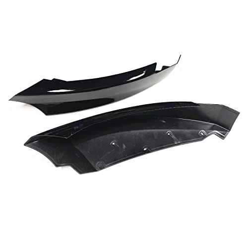 Kit séparateur de lèvre avant noir brillant aérodynamique pour BMW E82 E88
