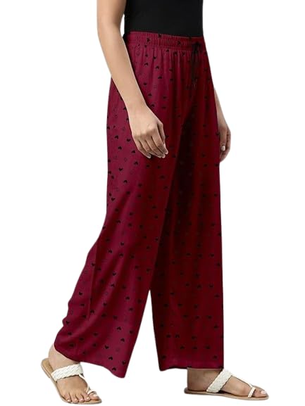 bluecorp enterprise Stylish Women’s Nightwear Pajama | Soft Cotton Fabric Printed Bottoms | Comfortable Relax Fit Sleepwear for Night & Lounge Wear (Pack of 1)-picture-23
