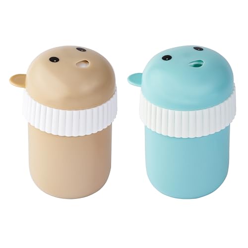 GWOZI Toothpick Holder - Plastic Toothpick Bottle for Kitchen - Funny Toothpick Dispenser for Home - Portable Tooth Picks Container, Bear Shape, 2 Pcs