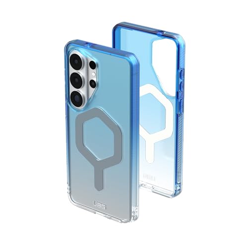 Image of Urban Armor Gear UAG Designed for Galaxy S26 Ultra 5G Case, Plyo - Compatible with Magnetic Charging Translucent Rugged Military Drop Tested Protective Cover - Blue Ombre