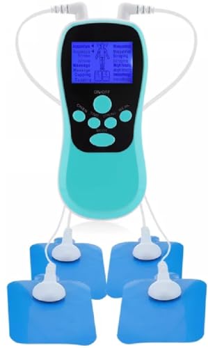Agam JSM020 Mini Electronic Physiotherapy Tens Machine 8 Mode with 4 Pads (Rechargeable)