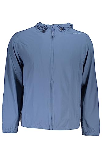Pull en polyester bleu Calvin Klein respirant et infroissable taille M